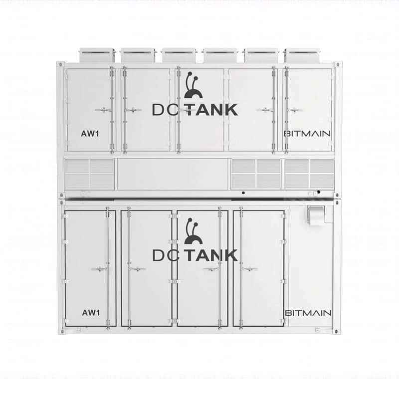Bitmain DCTANK AW1 – Antminer Hyd Cooling Mining Container