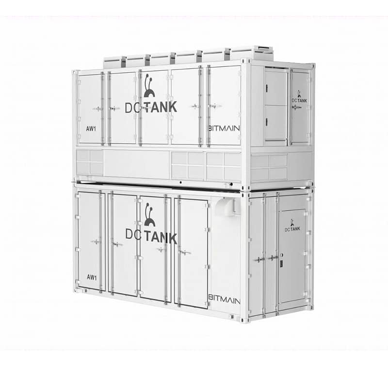 Bitmain DCTANK AW1 – Antminer Hyd Cooling Mining Container